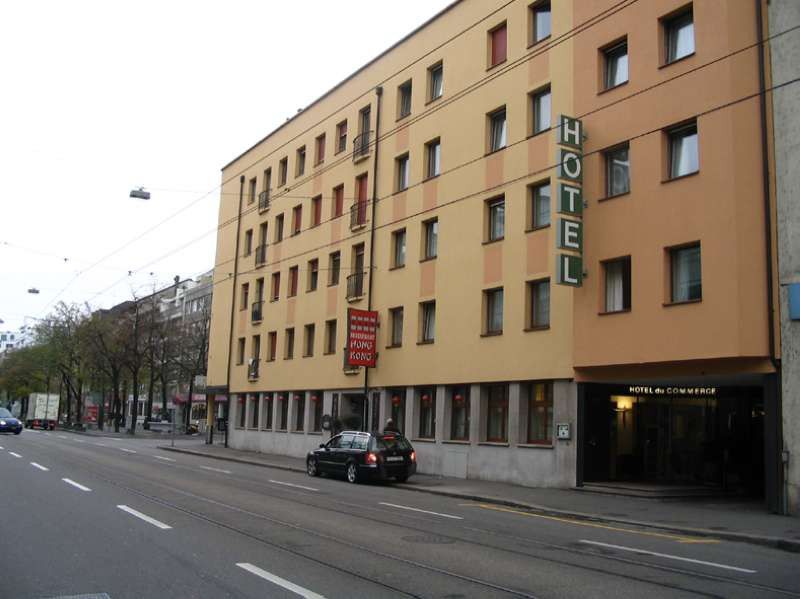 Hotel Du Commerce Basilea Exterior foto